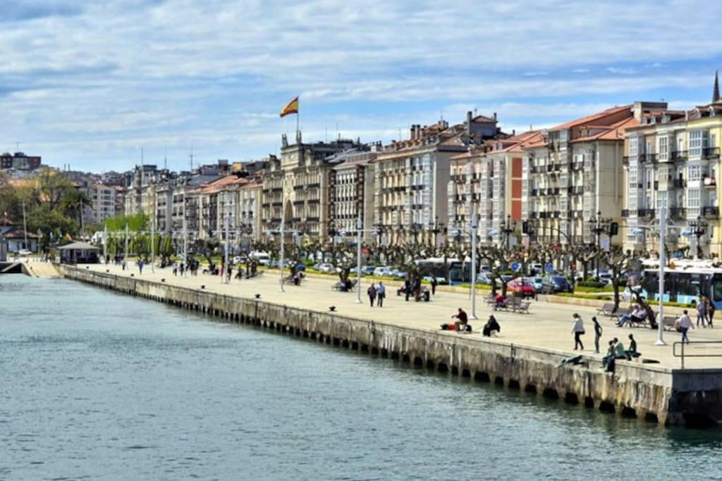 A Un Paso De La Bahia De Santander,Para 6! La Ciudad A Pie! Kültér fotó